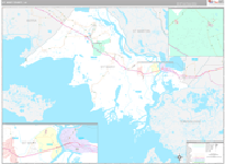 St. Mary Wall Map Premium Style